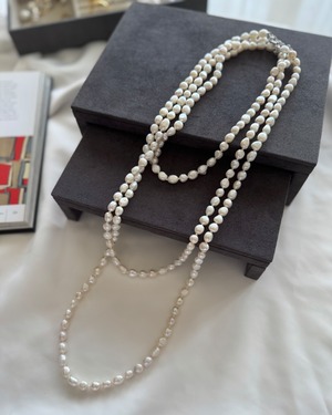 3連Pearl Necklace【S】