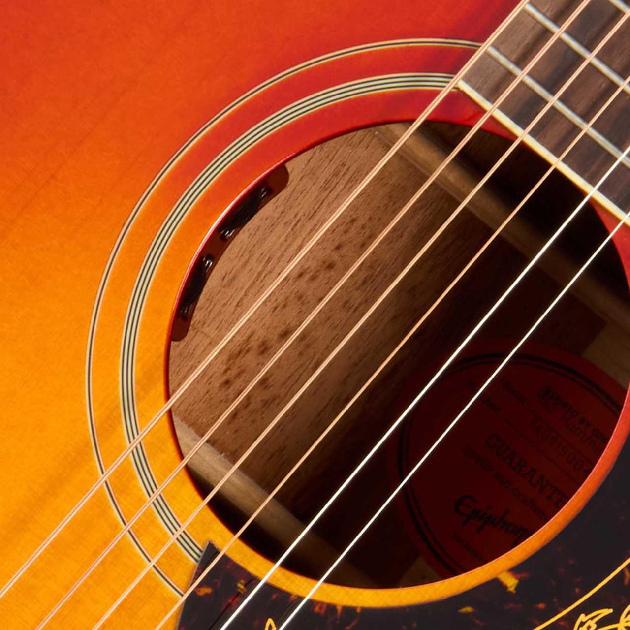 Epiphone Inspired by Gibson Custom 1960 Hummingbird Reissue (Heritage Cherry Sunburst) [L.R. Baggs プリアンプ搭載エレアコ仕様]