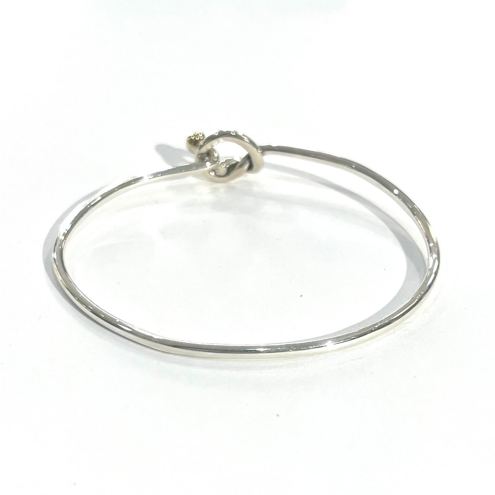 TIFFANY&CO. 】2076 K18 silver925 オープン開閉ラブノット