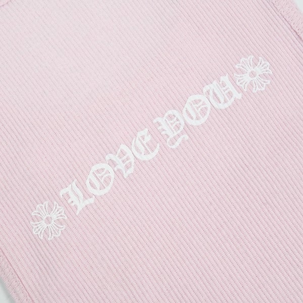 Size【L】 CHROME HEARTS クロム・ハーツ LOVE YOU RIB TANKTOP PINK