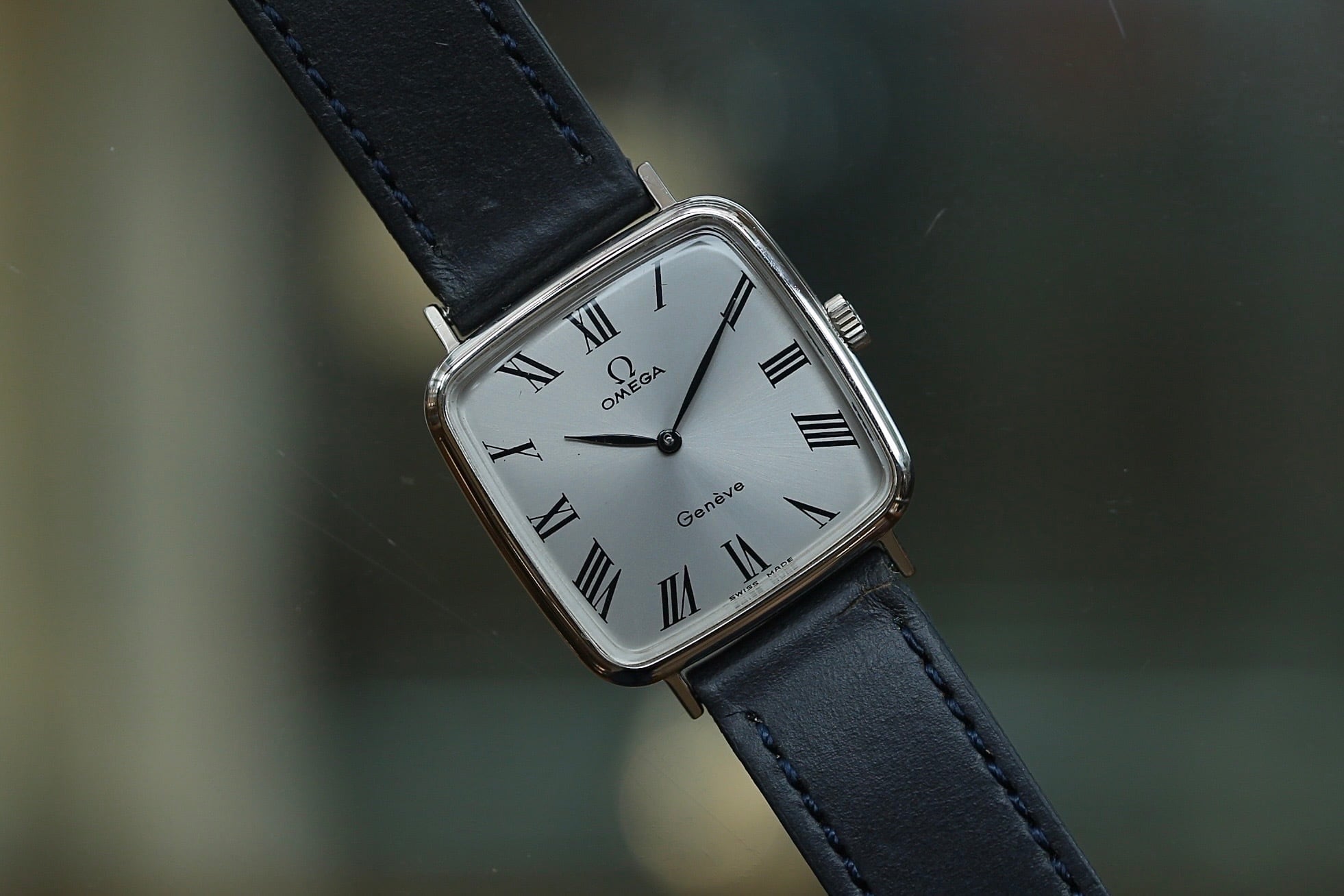 OMEGA】 1974年製 オメガ 『ジュネーブ スクエア』ローマン