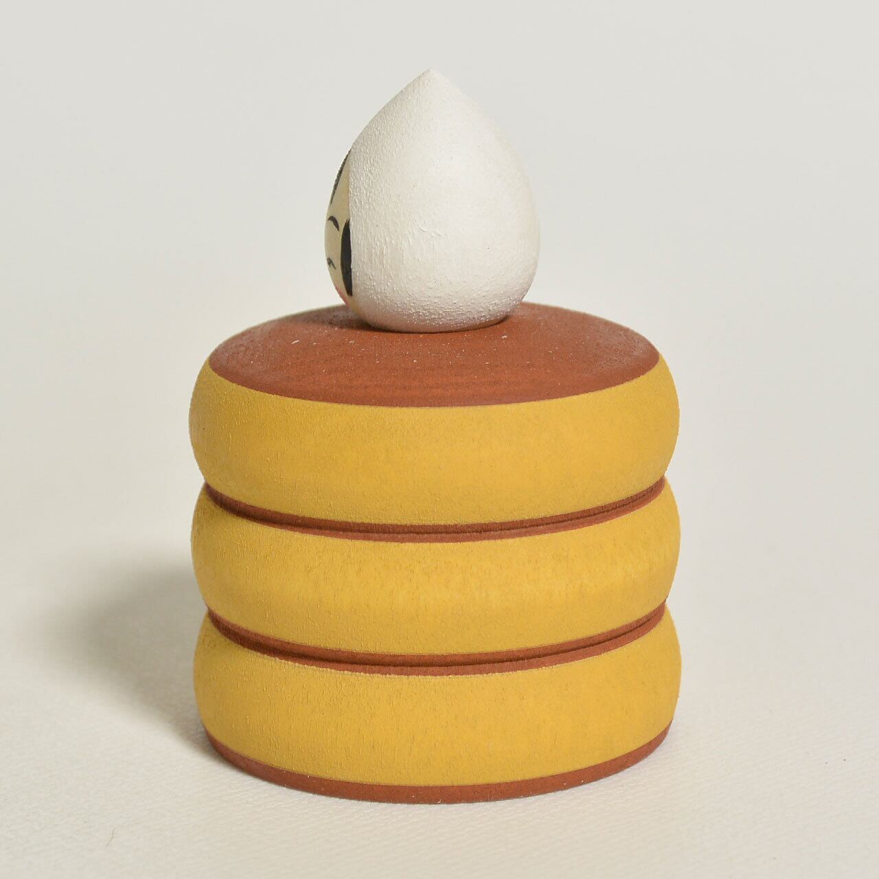 【ミニこけし】鈴木明　工人作　パンケーキちゃん パンケーキちゃんこけし 約1.5寸 約4.5cm 鈴木明 工人（作並系）#2526