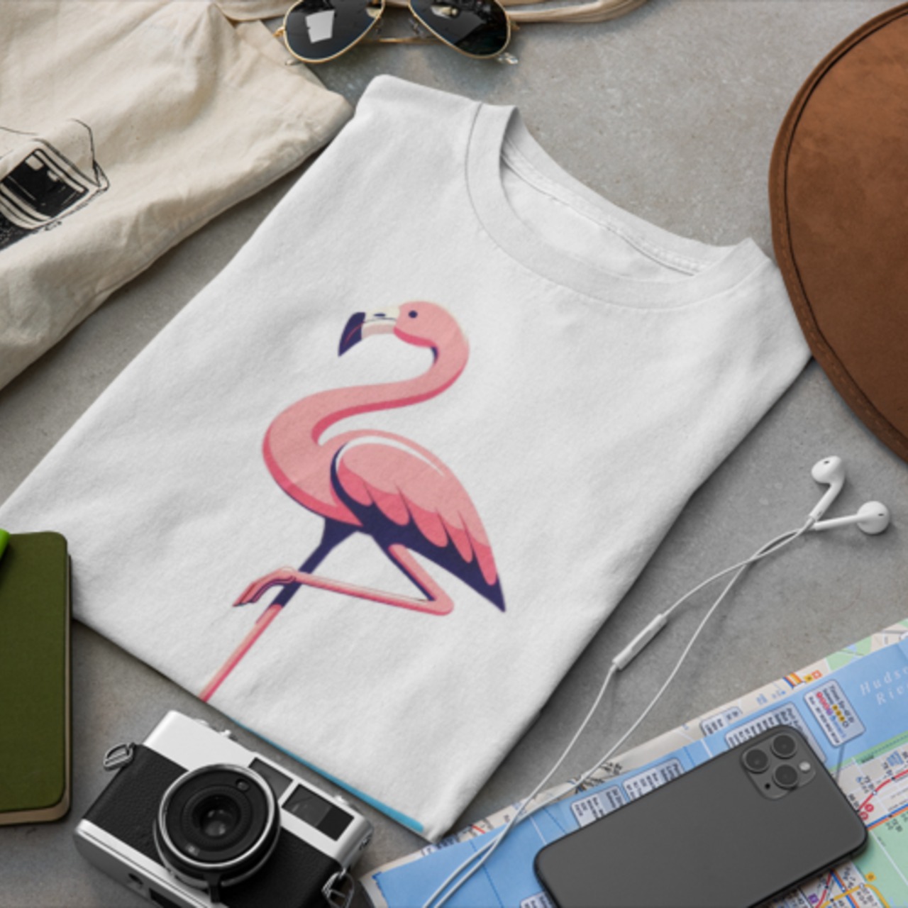 T-shirt -フラミンシンプル 4101