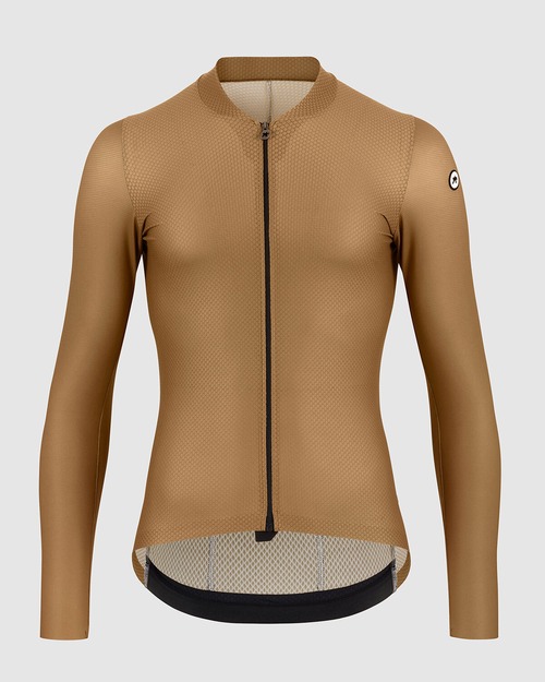 assos（アソス）夏用長袖ジャージ MILLE GT DRYLITE LS JERSEY BRONZE ASH  Mサイズ