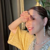 クレオパトラ一連ピアス(淡水パール付き)