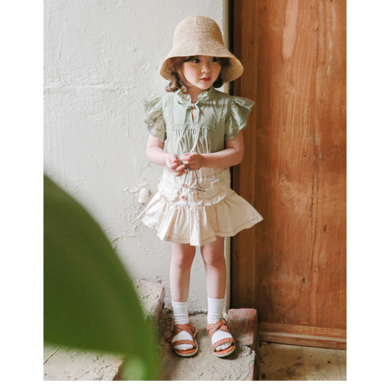 夏ハイウエストデニムスカート3色