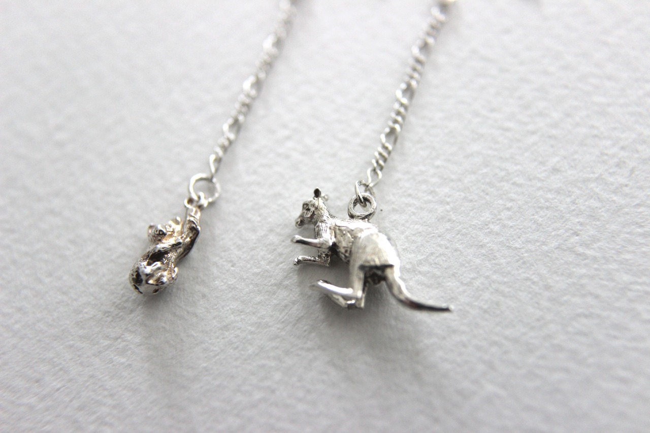 Koala & Kangaroo / Vintage Charm Earrings