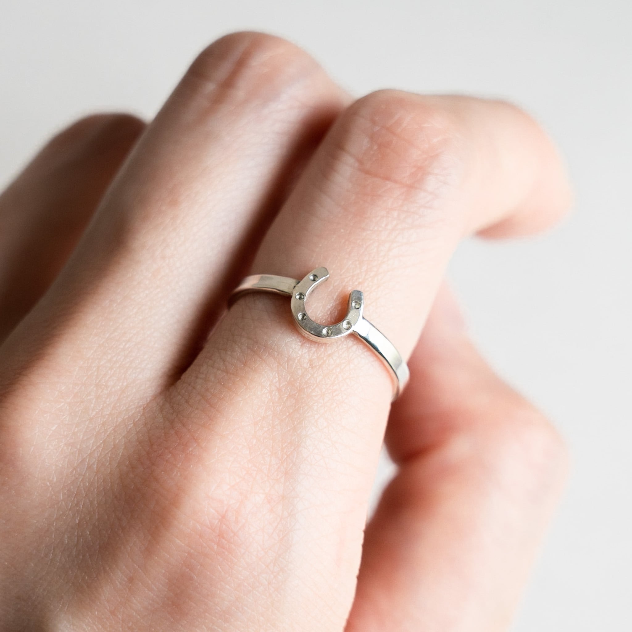 馬蹄 リング シルバー 2mm silver925 | norim
