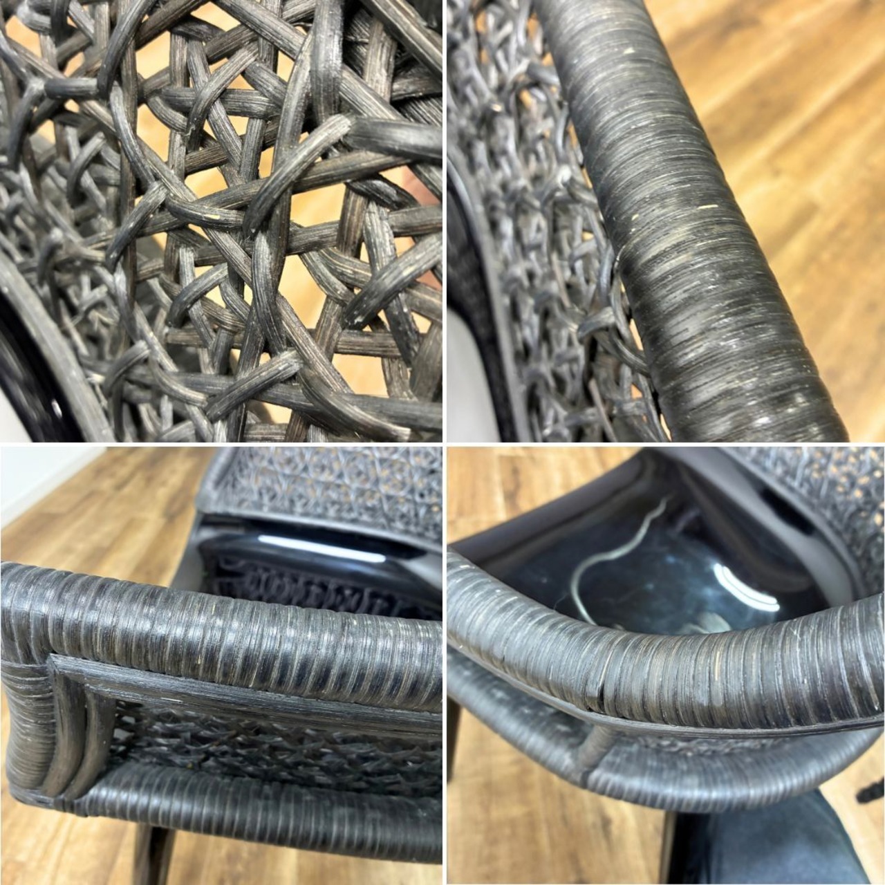MAGIS マジス CYBORG ELEGANT wicker black サイボーグ エレガント ウィッカー SD1714 ダイニングチェア デザイナーズ家具 ブラック系 廃盤【展示品】【250サイズ】