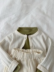 韓国子供服 / minirobe / 26Autumn / アイレットカーディガン / 秋服 *S~XL*