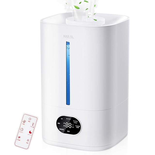 在庫セール』TREXPURE 【2025新登場 加熱式】 加湿器 大容量 5L 超音波