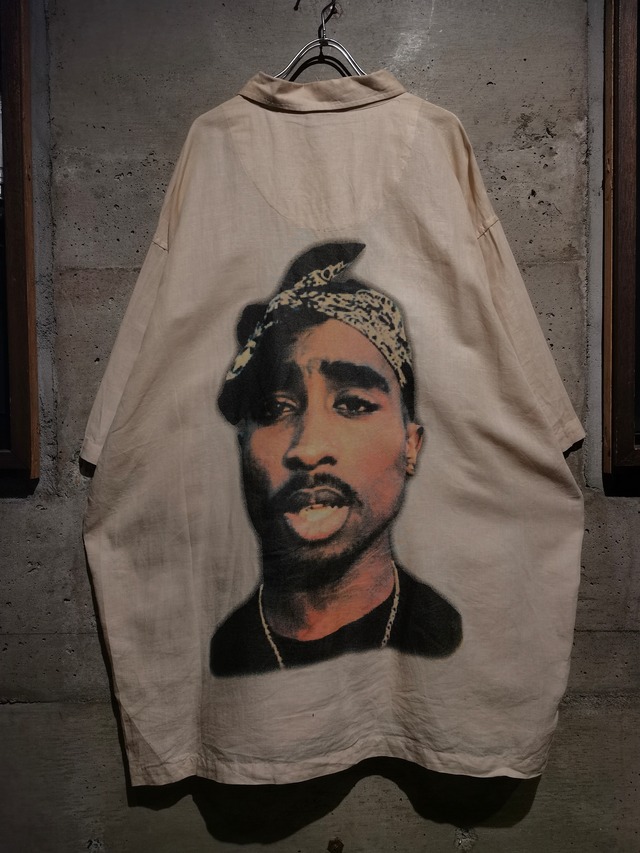 【Caka】"Makaveli Branded" Print Design Oversized S/S Shirt