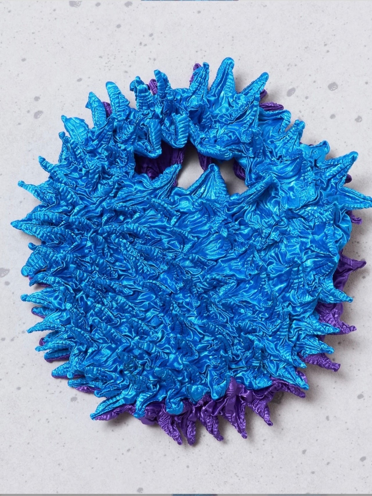 【送料無料】BUNZABURO 文三郎 / プチbag バイカラー Neon Purple x Light Blue - 2