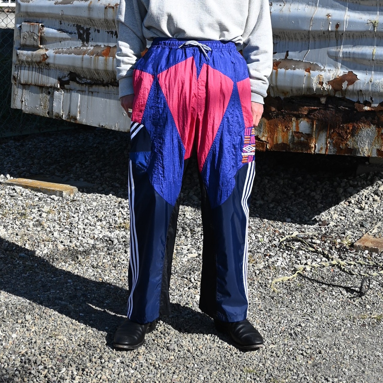 CCU(シーシーユー)DOUBLE BREASTED JKT、CHANGES(チェンジーズ)REMAKE NYLON EASYPANTS