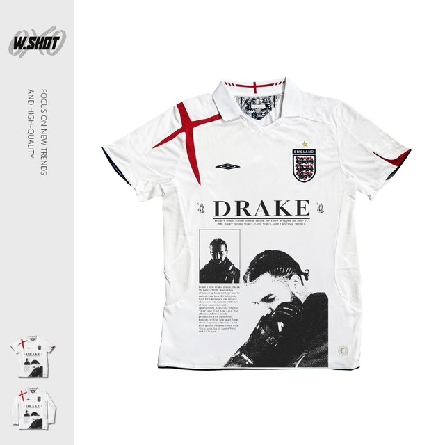 VINTAGE ストリートDrake サッカーTシャツ T2157