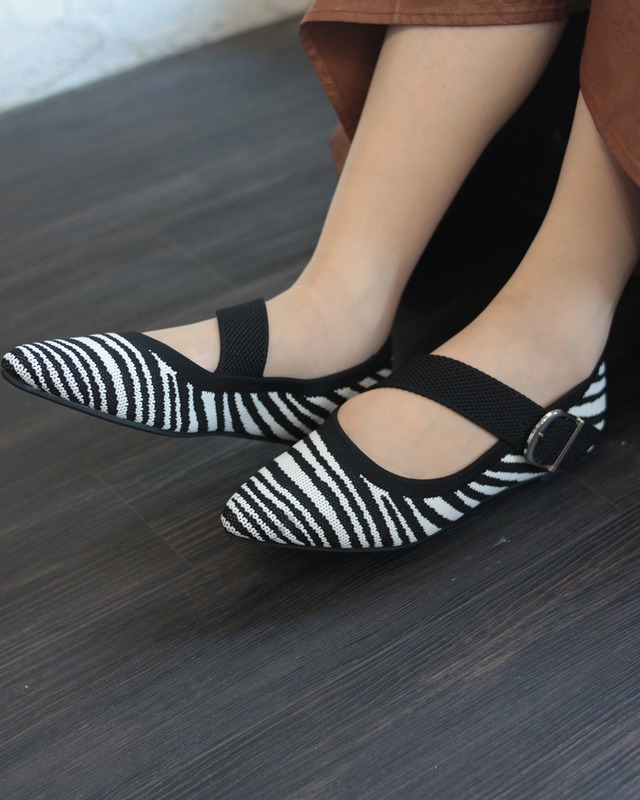 【BouJeloud】ベルトフィット フラットパンプス　(250936)