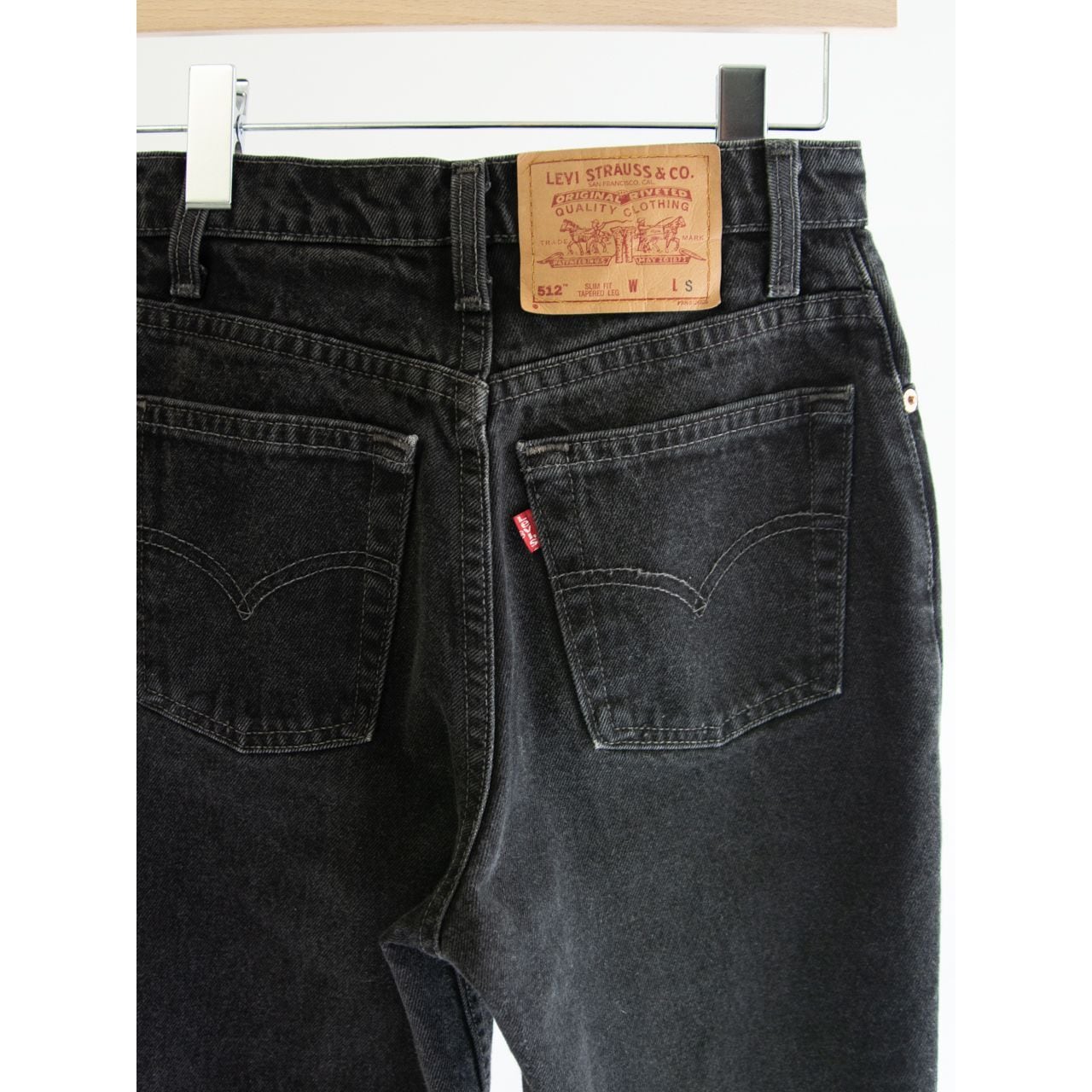 LEVI'S 512】Made in U.S.A. 90's slim fit tapered leg denim pants S ...