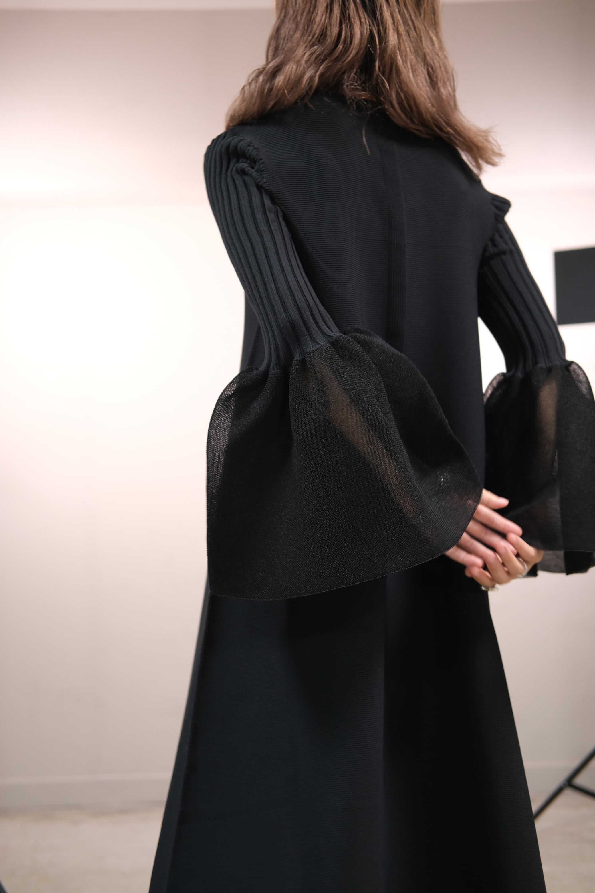 CFCL】POTTERY LUCENT LONG BELL SLEEVE FLARE DRESS | loop