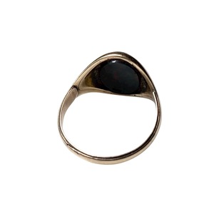 vintage 9ct gold Bloodstone signet ring