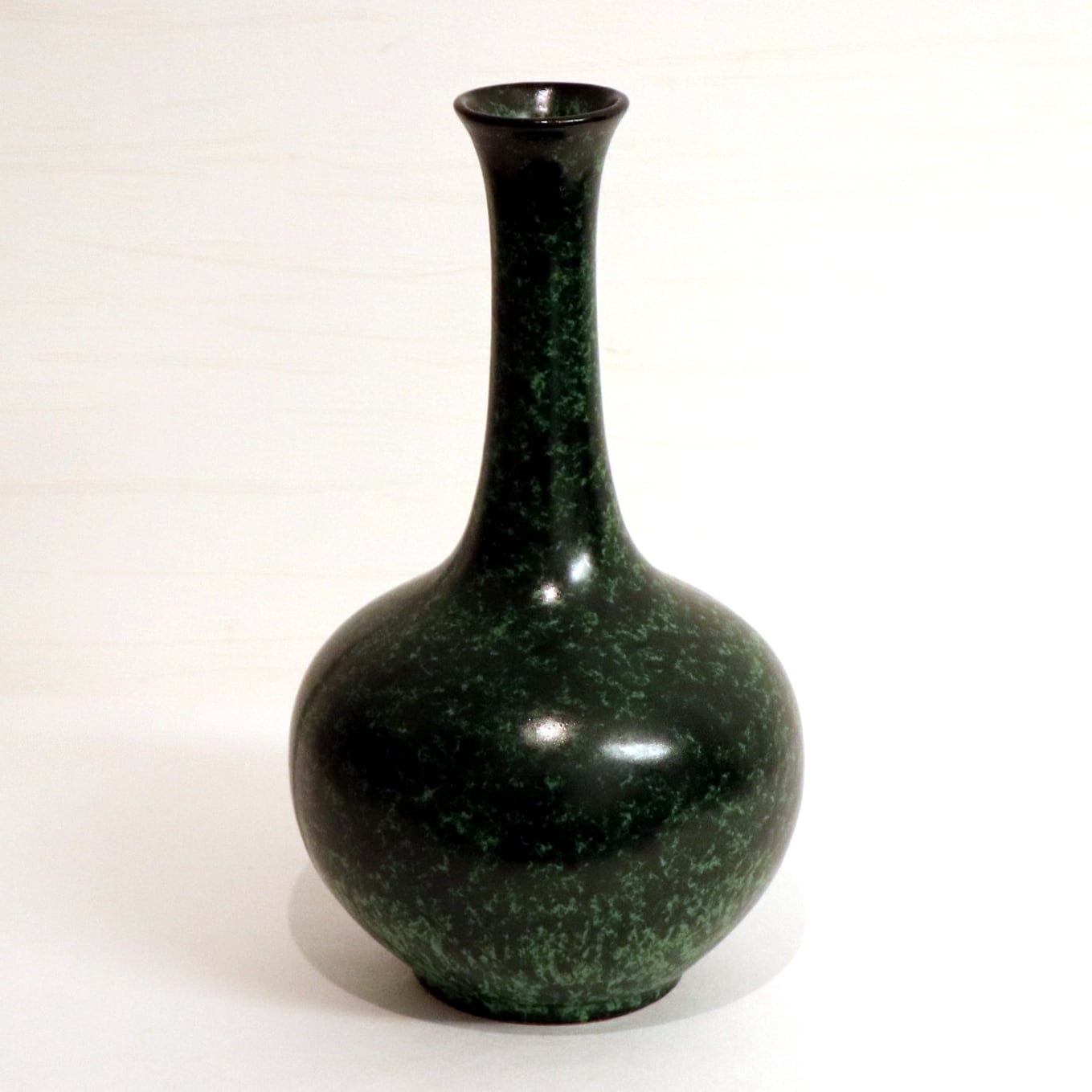アンティーク鶴首陶器一輪挿し花瓶フラワーベース13.5cm2点ペアセット伝統工芸 一輪挿し・鶴首・花瓶・花器・No.200724-82・梱包サイズ60