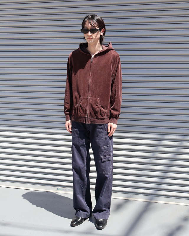 velor zip-up foodie