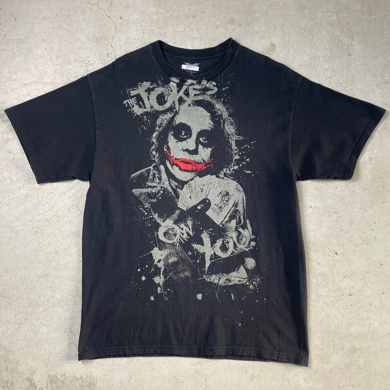 00年代 S09 THE DARK KNIGHT ダークナイト JOKER ジョーカー プリントTシャツ メンズL 古着 ムービーTシャツ  オフィシャル 2009年代【Tシャツ】 | cave 古着屋【公式】古着通販サイト