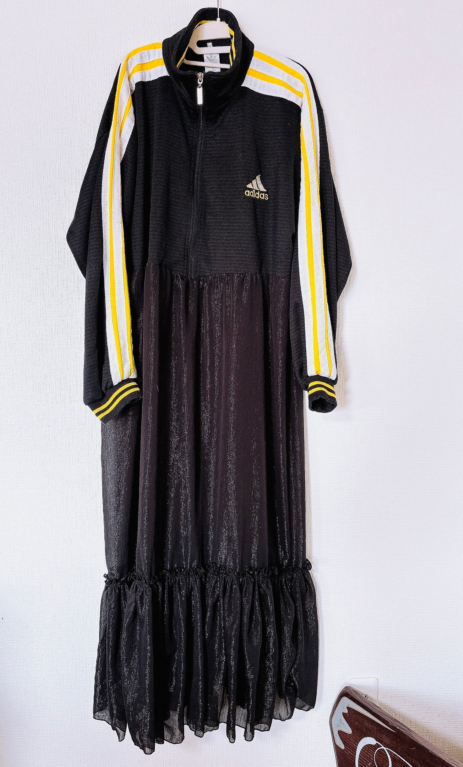 Track jacket remake dress