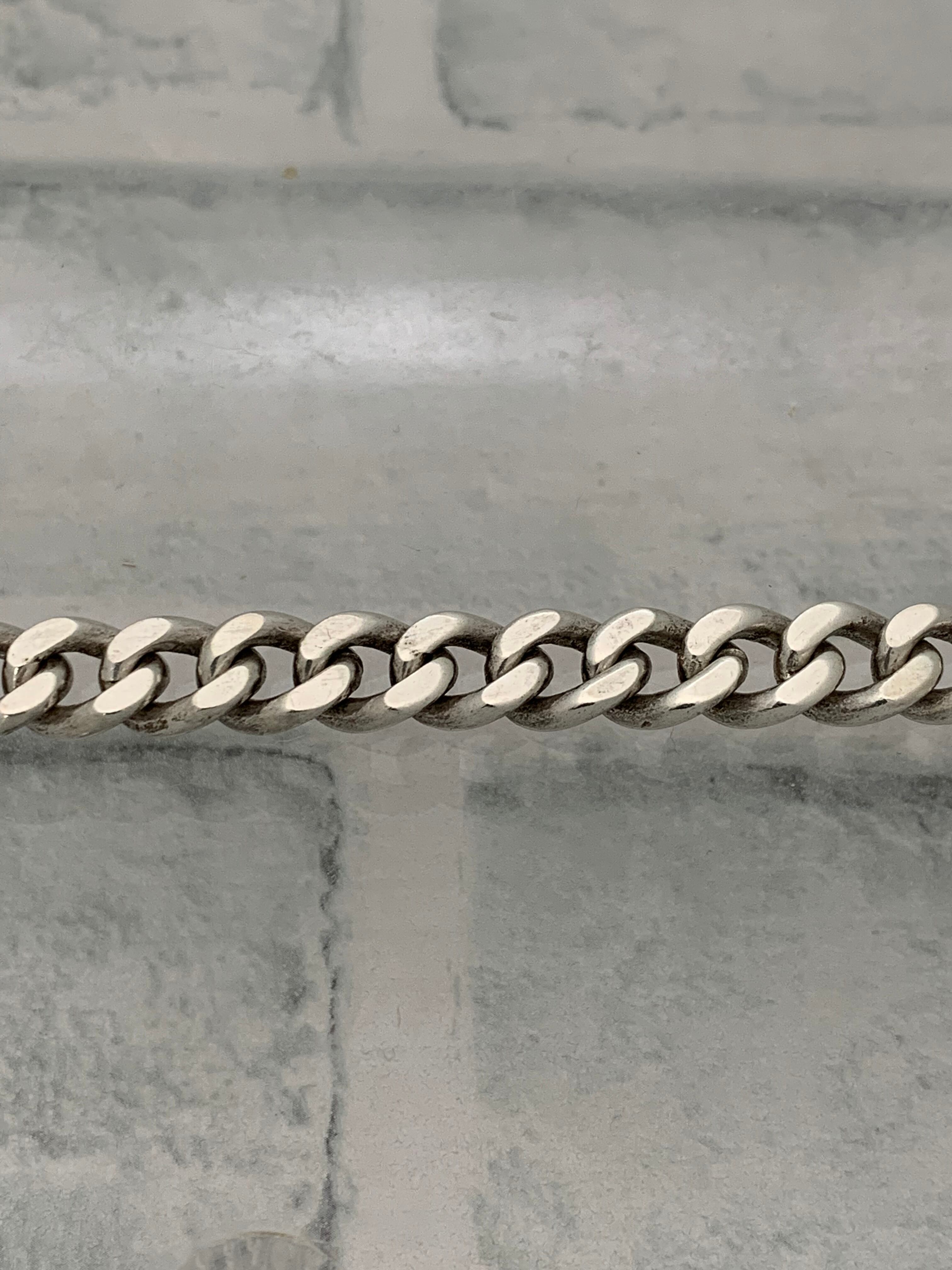 ヴィンテージ イタリアンシルバー925 ブレスレット36g