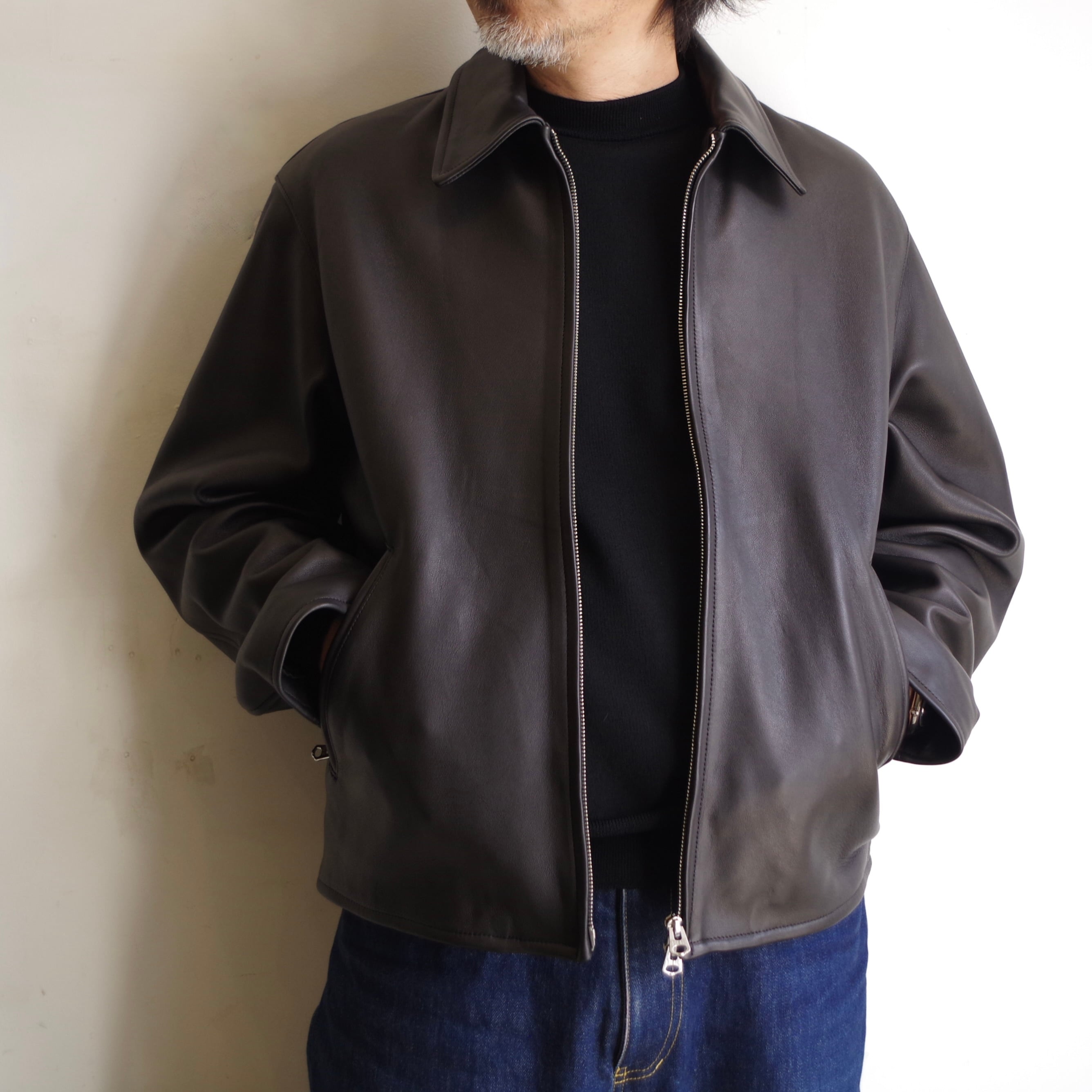 LOEFF Lamb Leather Biker Jacket | 1F Store