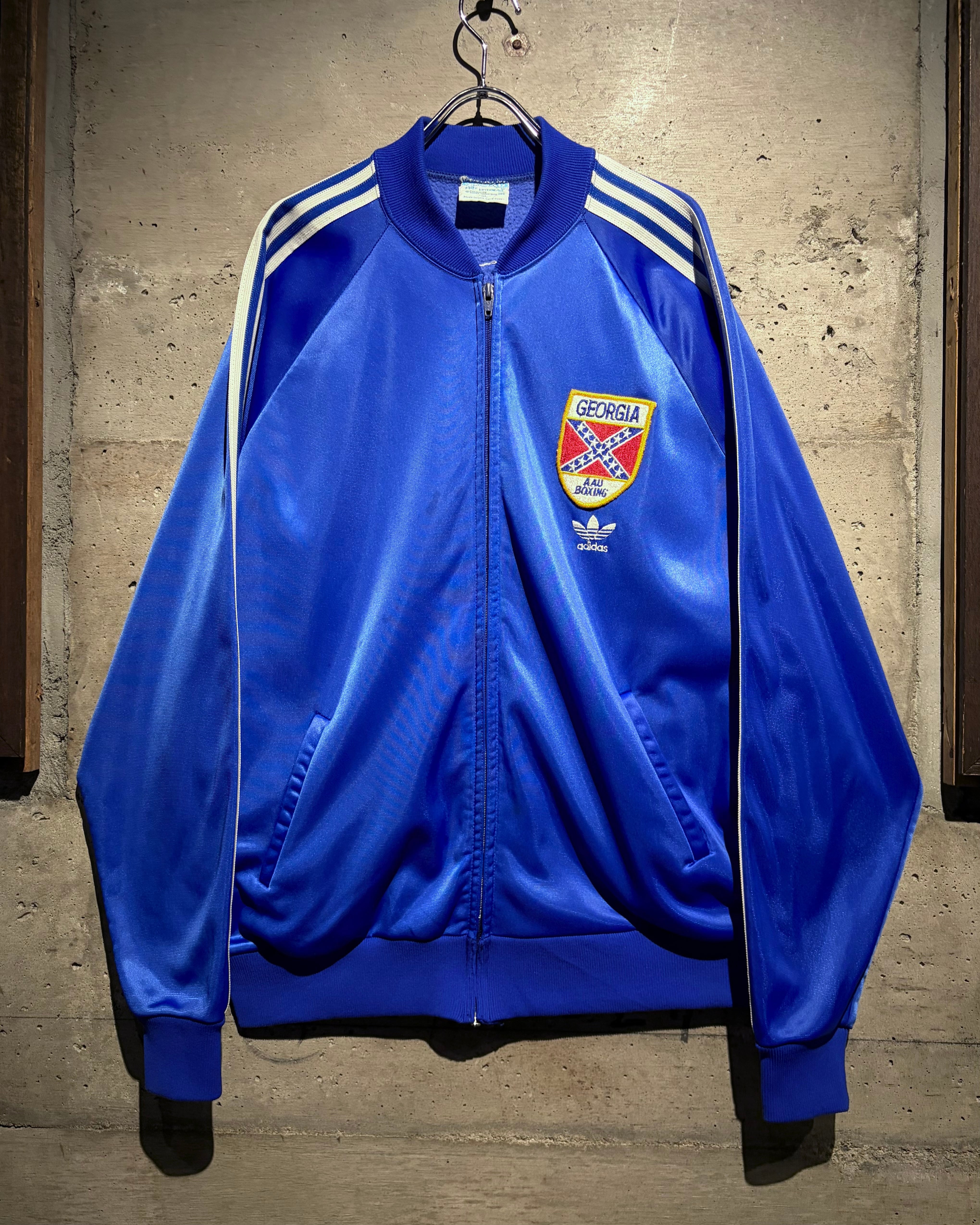 Caka】80's “adidas” “ATP” Patch Custom Vintage Track Jacket | Caka
