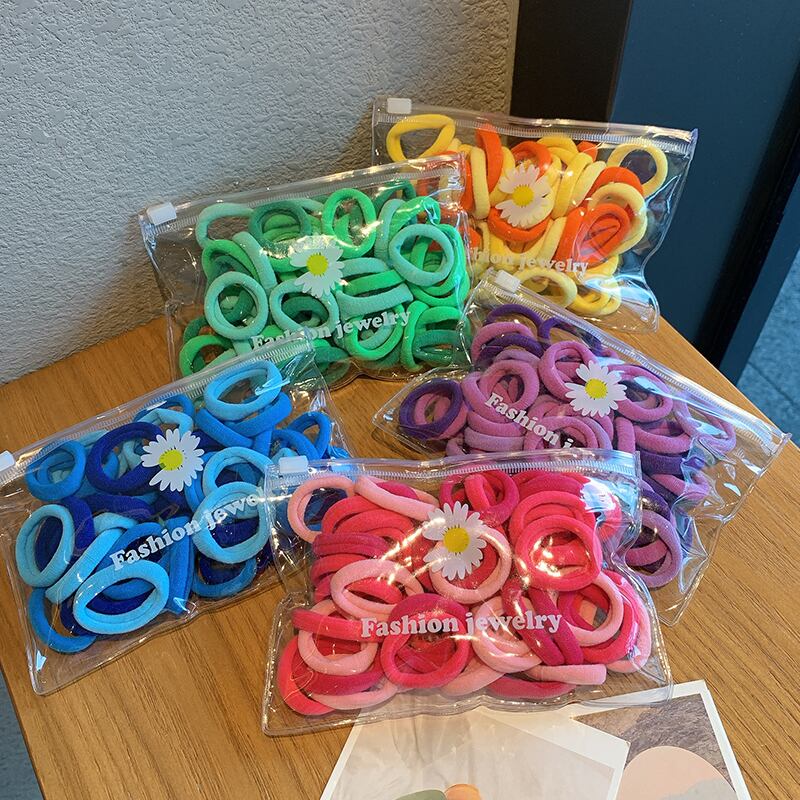 ベーシックカラーリング ストレッチアクセサリー エラスティック 伸縮 指輪 ブラック・アイド・ピーズ47934310046