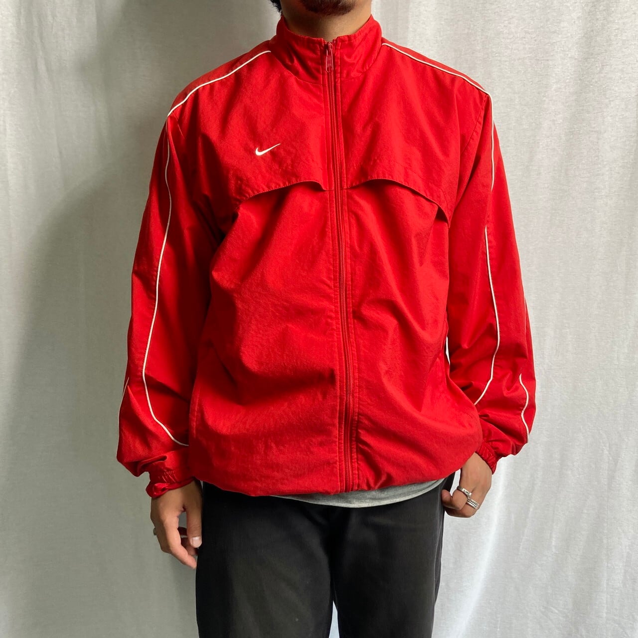 90-00年代 NIKE TEAM ナイキ ナイロンジャケット トラックジャケット  