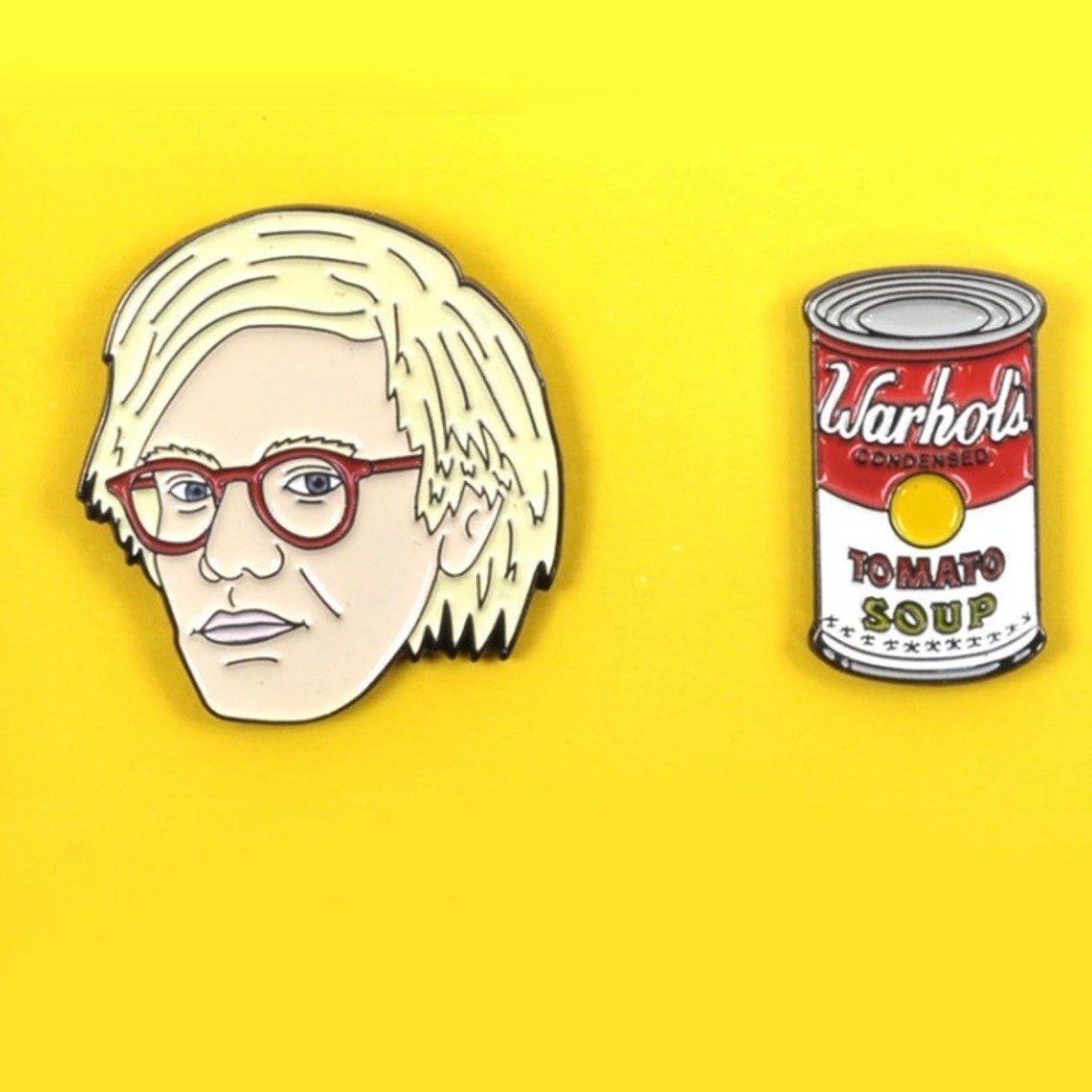 アンディウォーホル Pins ピンバッチ Andy Warhol バッチ ブローチ
