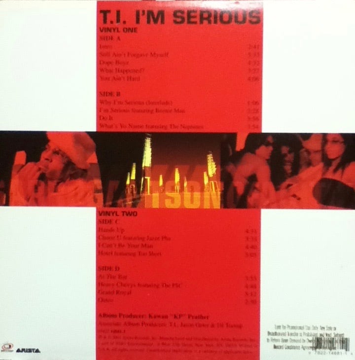 【2LP】T.I. / I'M SERIOUS | COMPACT DISCO ASIA