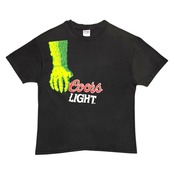 【Coors Light】クアーズライト 90's Vintage アドバTシャツ USA製 Hanesタグ XL