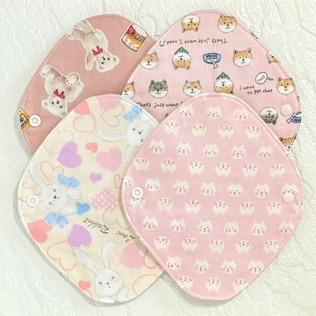 使い方2通り✩2way 布ナプキン 布ライナー ワッフル オーガニック 防水タイプ 289