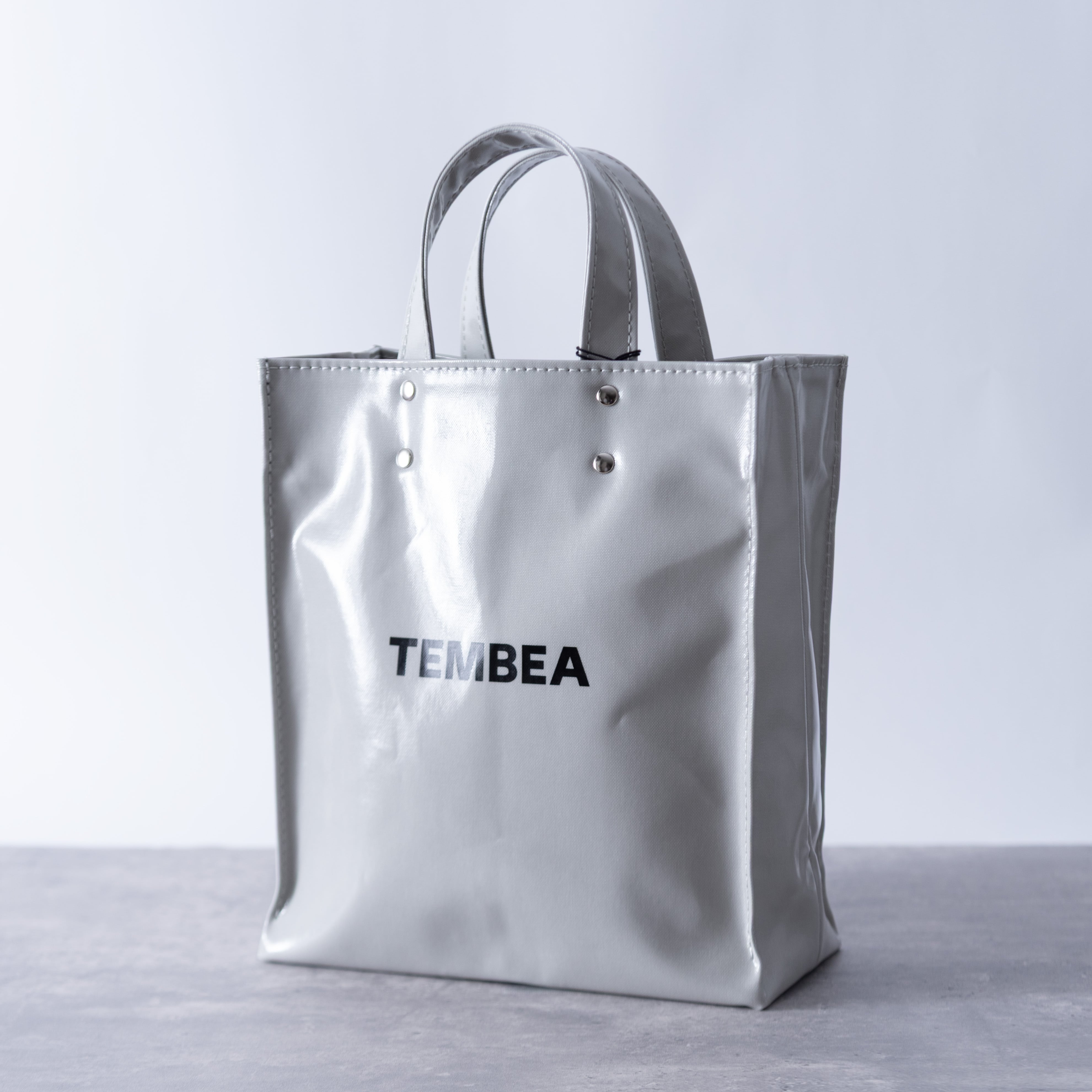 テンベア ペーパートートスモール TEMBEA TEMBEA│PAPER TOTE SMALL ICE-GREY｜テンベア｜ペーパートート