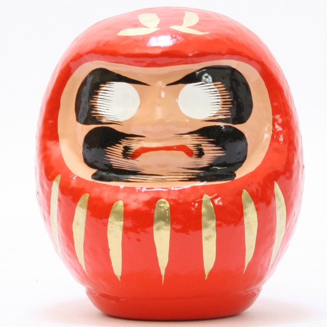 縁起物　張り子のダルマ 5号　龍虎堂　日本製　品番 012-0055
