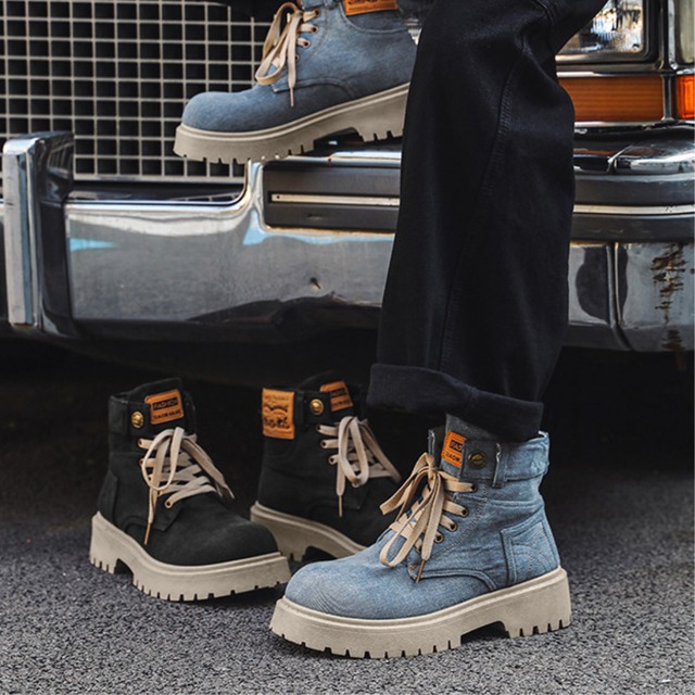 Niche Thick-Sole High-Top Boots(GV543)