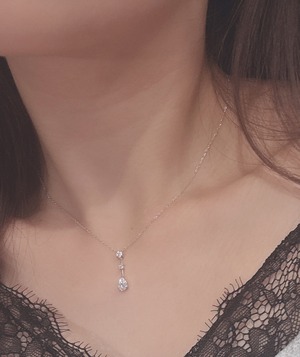シルエットドロップネックレス [271]