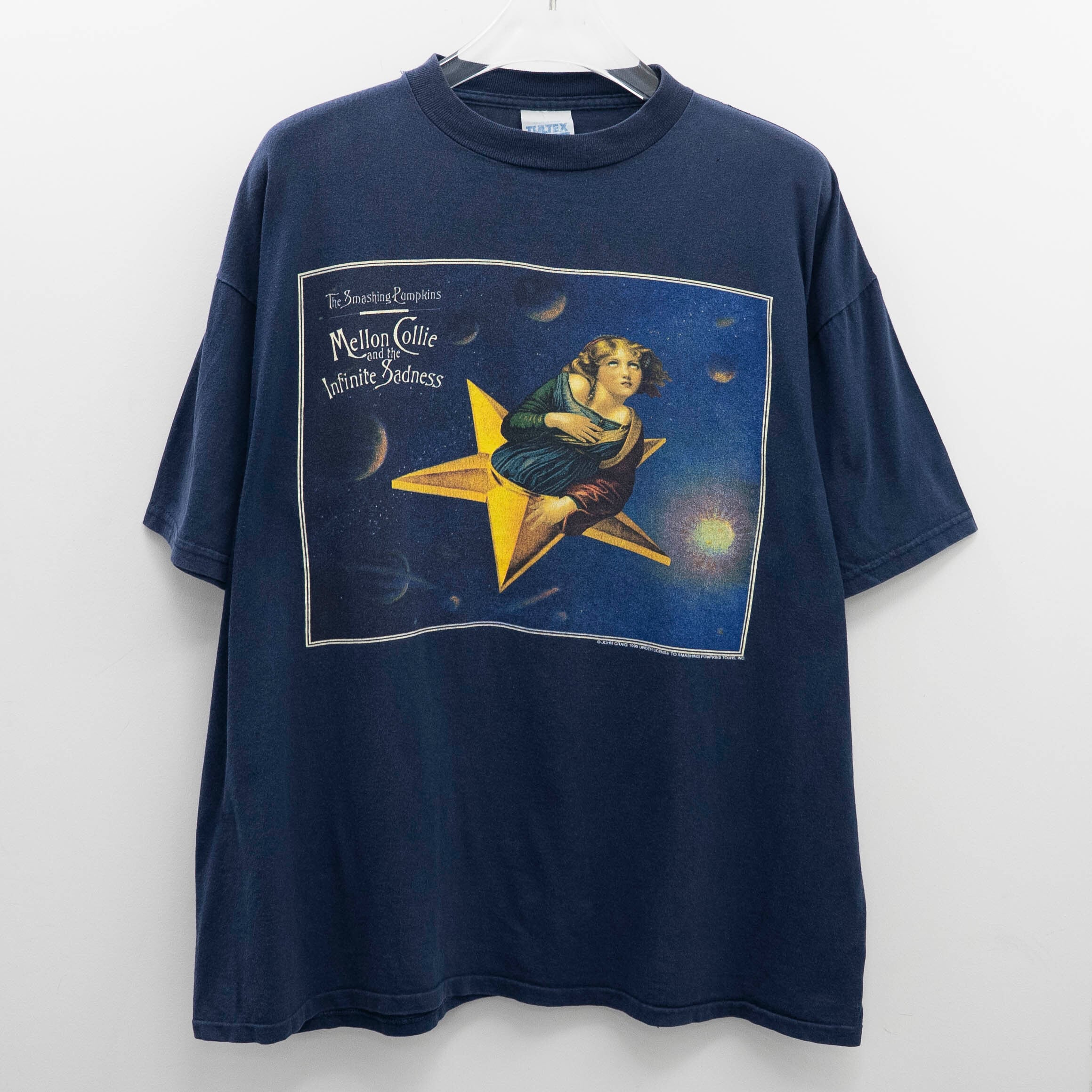The Smashing Pumpkins " Mellon Collie Navy " Tultex XL 【A8-617】