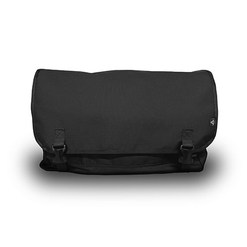 VEILED Faceless メッセンジャーバッグ ブラック フラップ付き VEILED Faceless メッセンジャーバッグ ブラック フラップ付き