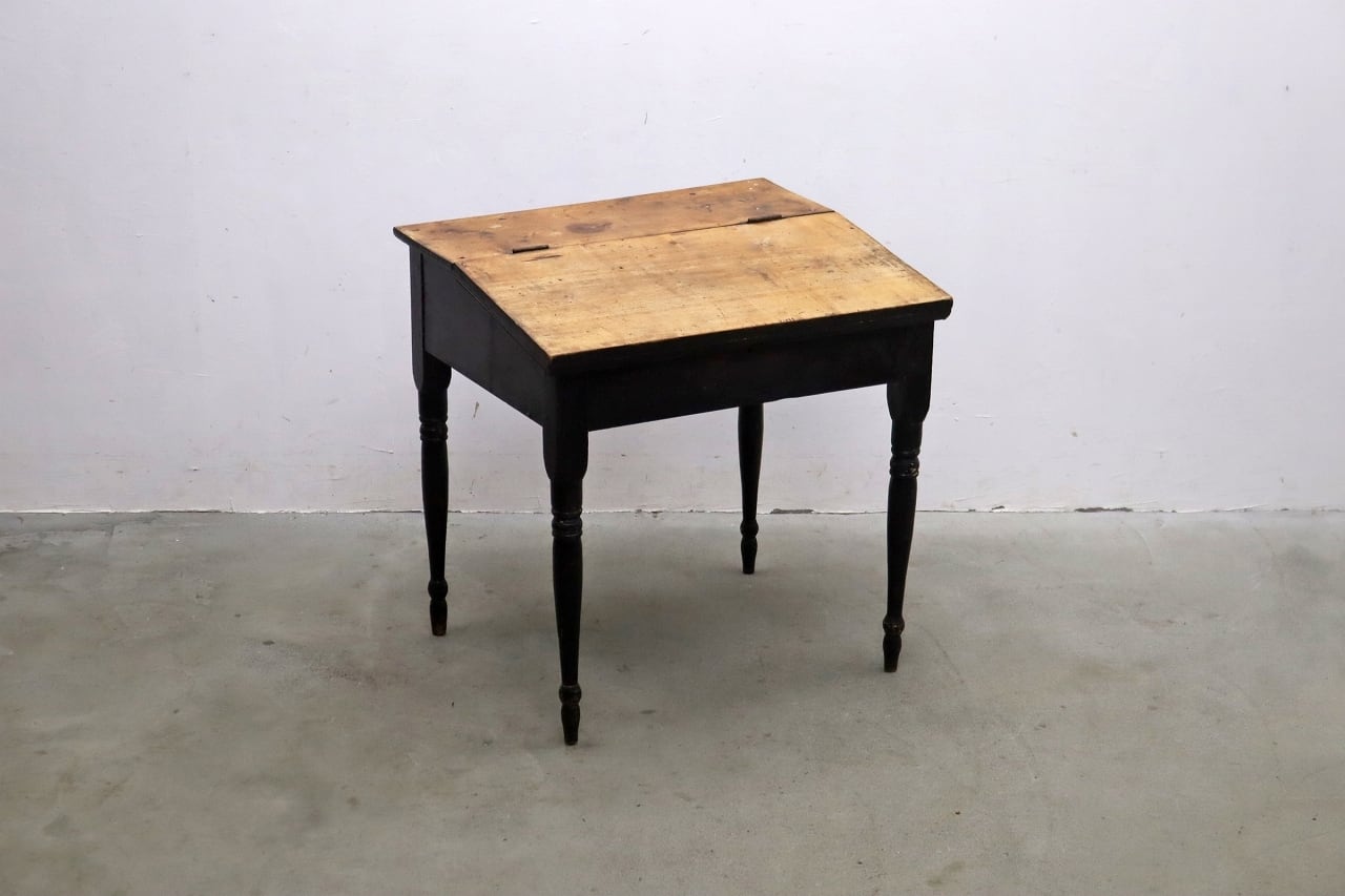 U.S. アメリカ ヴィンテージ 無垢材 デスク テーブル 机 展示台