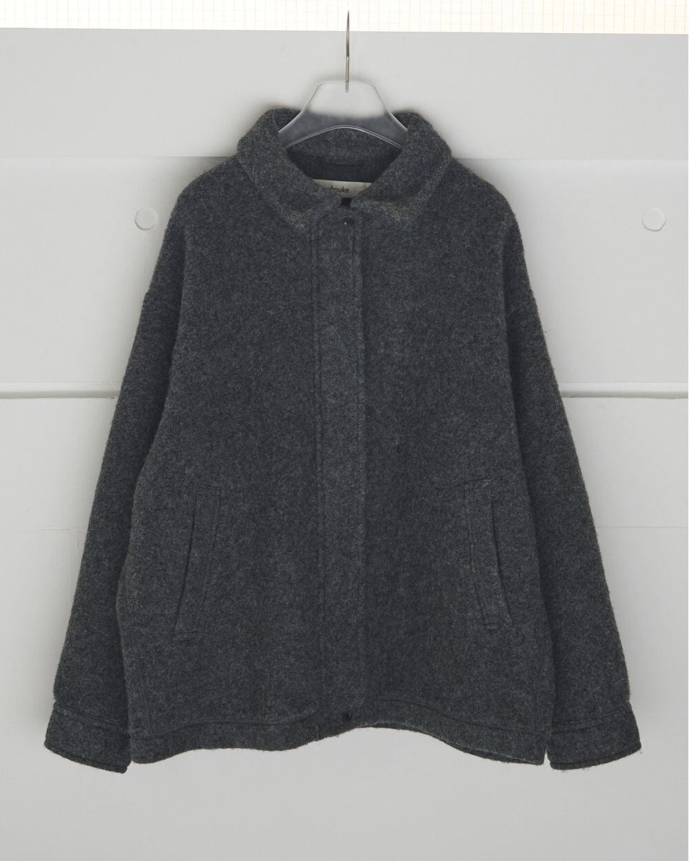 anuke】Sliver Zip Blouzon | GooROUGH