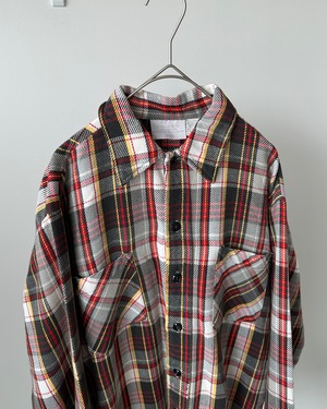 -Sears- Vintage 80-90s XL Flannel Check Shirt