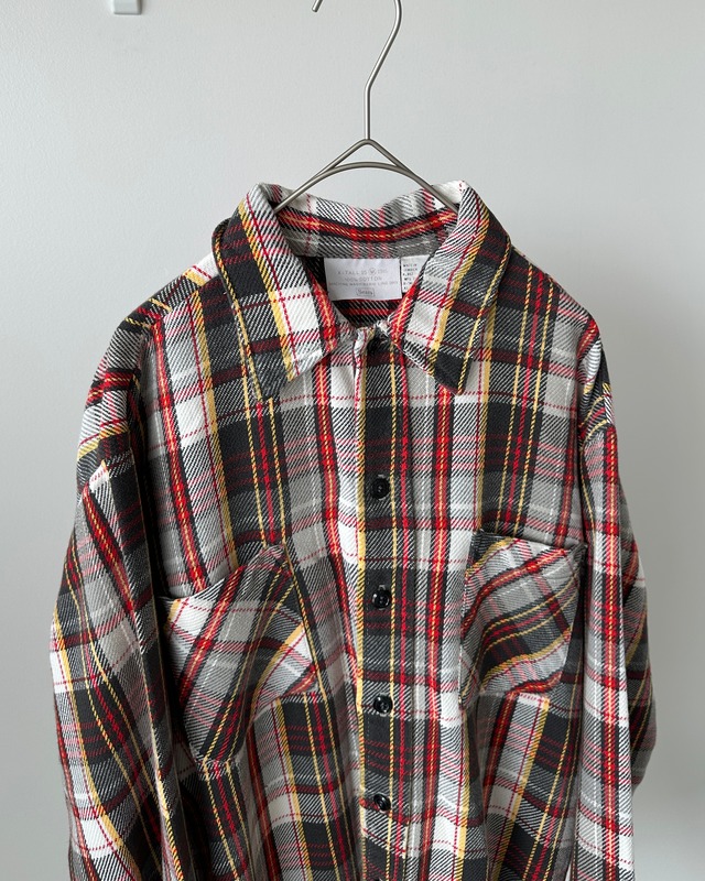 -Sears- Vintage 80-90s XL Flannel Check Shirt