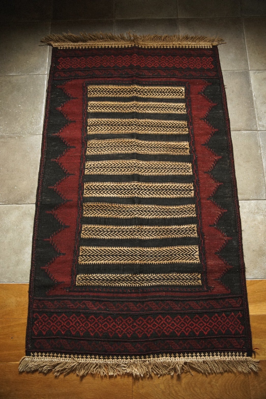 高品質エルサリ Khal Mohammadi ラグ