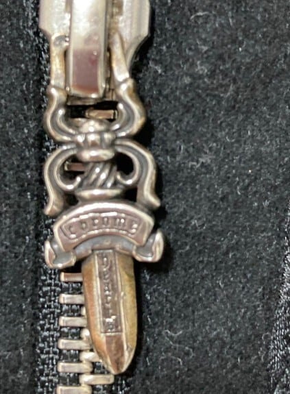 CHROME HEARTS クロムハーツ レターマン スターレザーパッチ ブルゾン