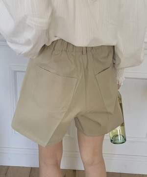 《即納商品》cheer short pants (khaki / pink / ivory)