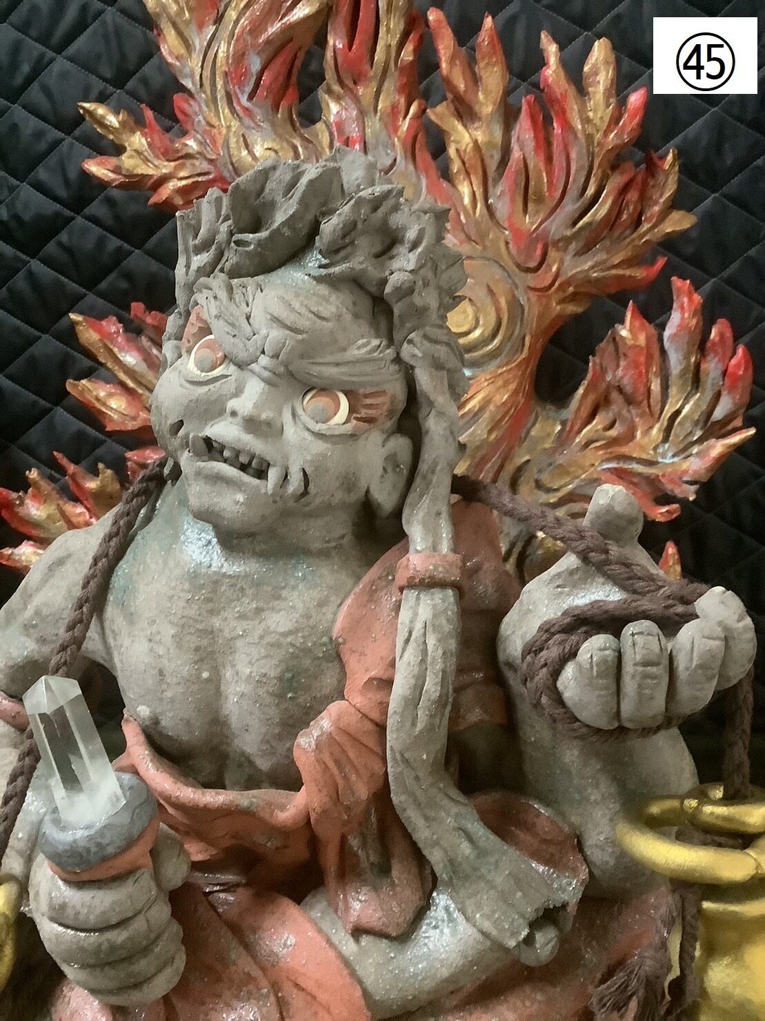 特別作品】善の不動明王 (大) | 夢夢わらべ 善めい 公式ショップ 特別作品】善の不動明王 (大) | 夢夢わらべ 善めい 公式ショップ